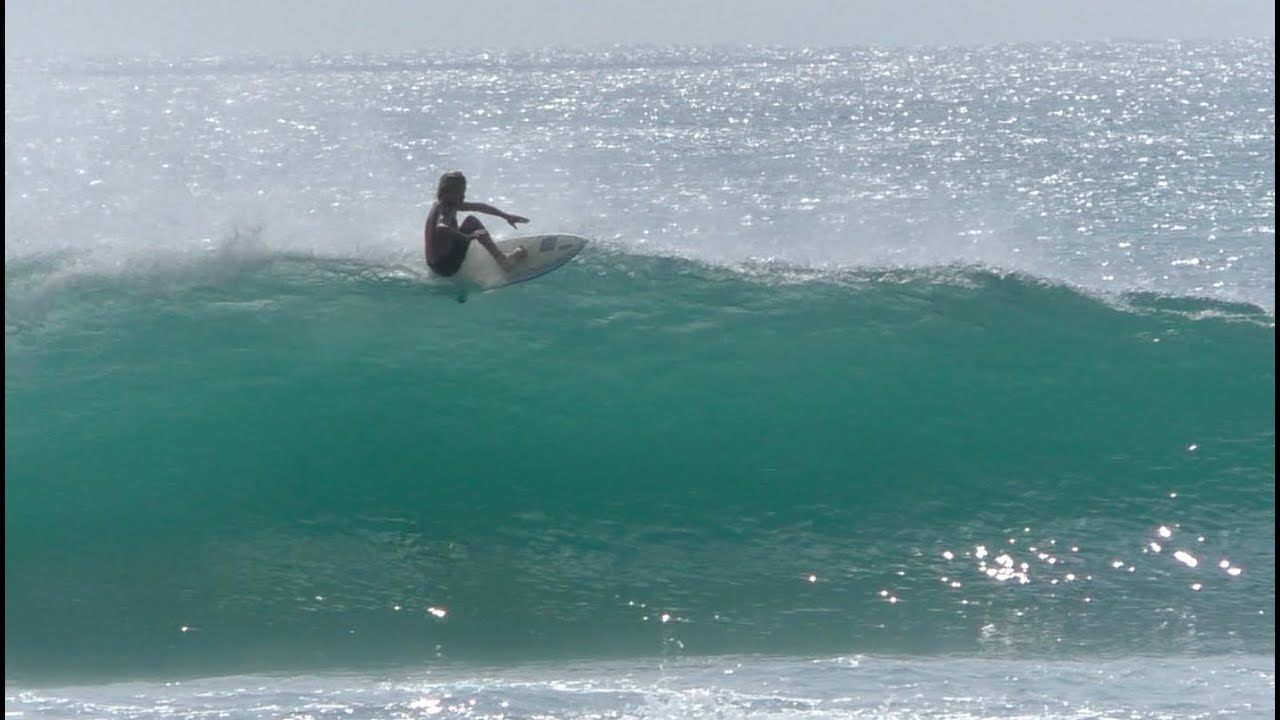 Young Oscar Langburne Surfing Krui Left - The Mandiri Beach Club - South Sumatra - Indonesia