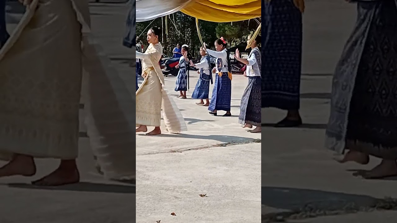 ลูกหลานชาวบ้านเพิ่มรำถวายหลวงปู่เคน อัคควิริโย