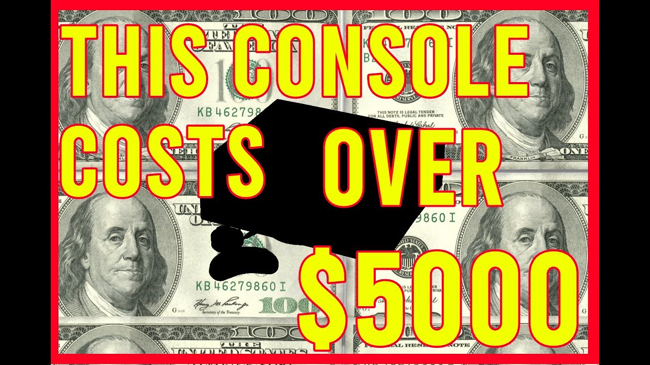 THE Most EXPENSIVE Video Game Consoles of All Time...
