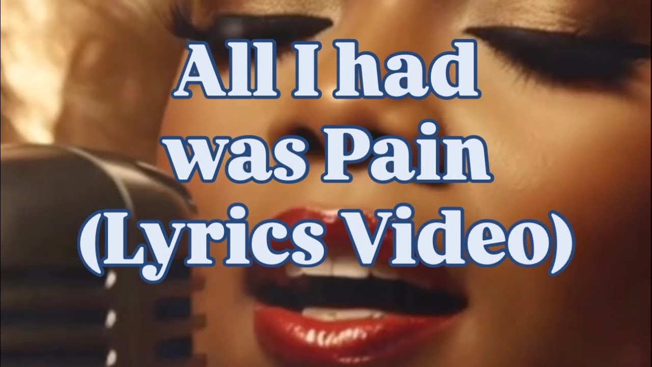 Royalle - All I had was Pain (Lyrics video) Blues Song