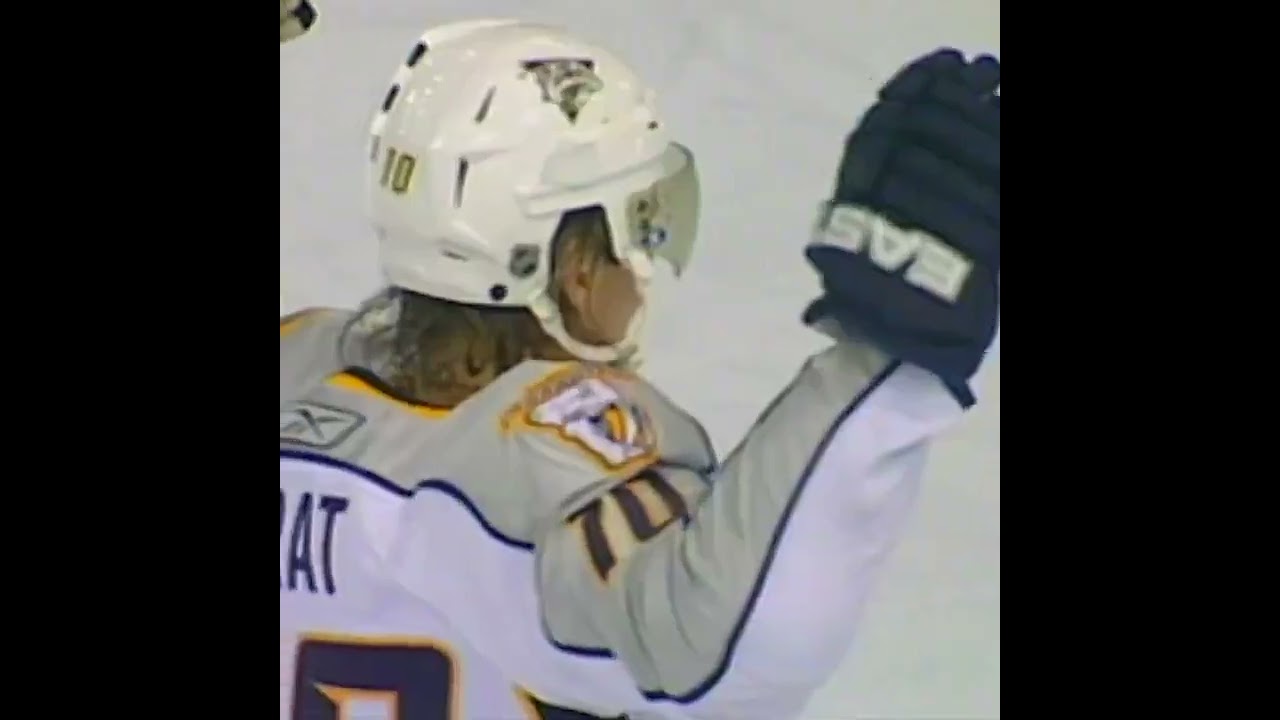 Martin Erat records hat-trick vs Oilers (3/4/2008)