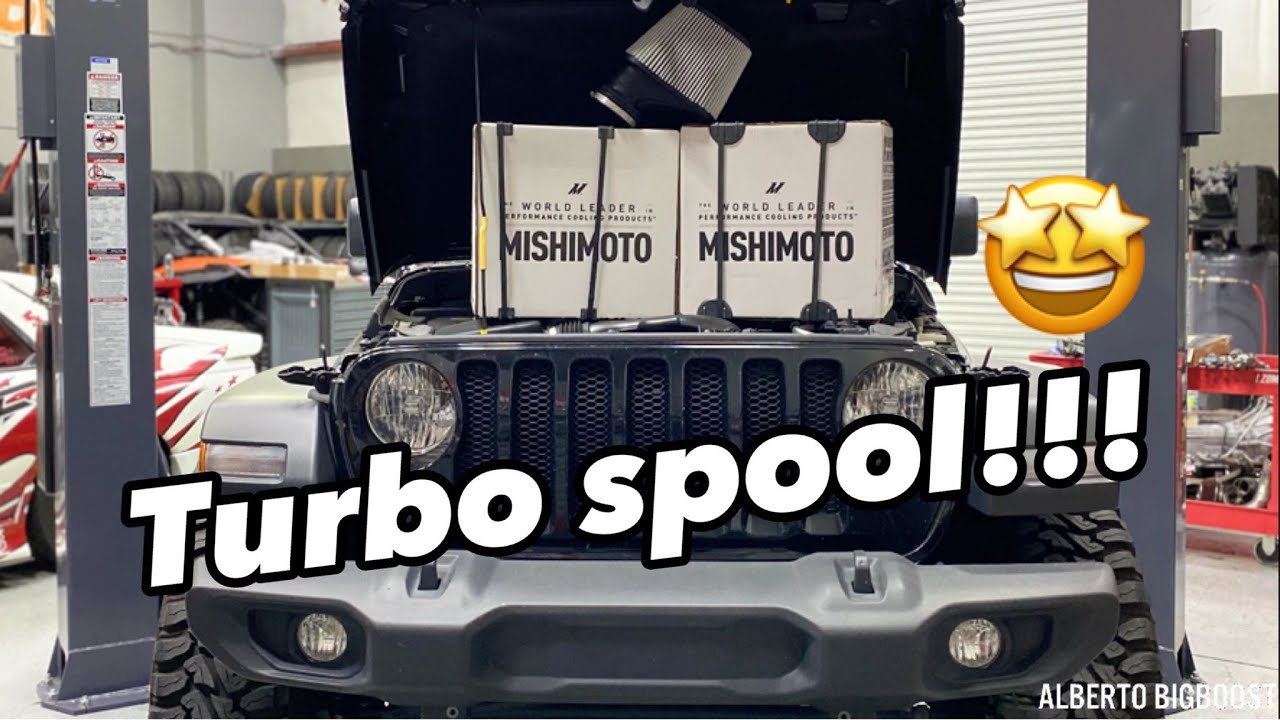 JEEP WRANGLER JL TURBO COLD AIR INTAKE INSTALL TURBO SPOOL