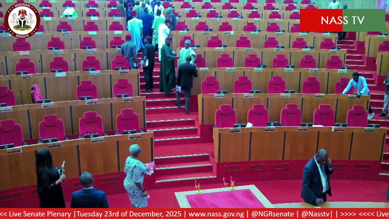 LIVE SENATE PLENARY TUESDAY 23RD 0F DECEMBER, 2025.