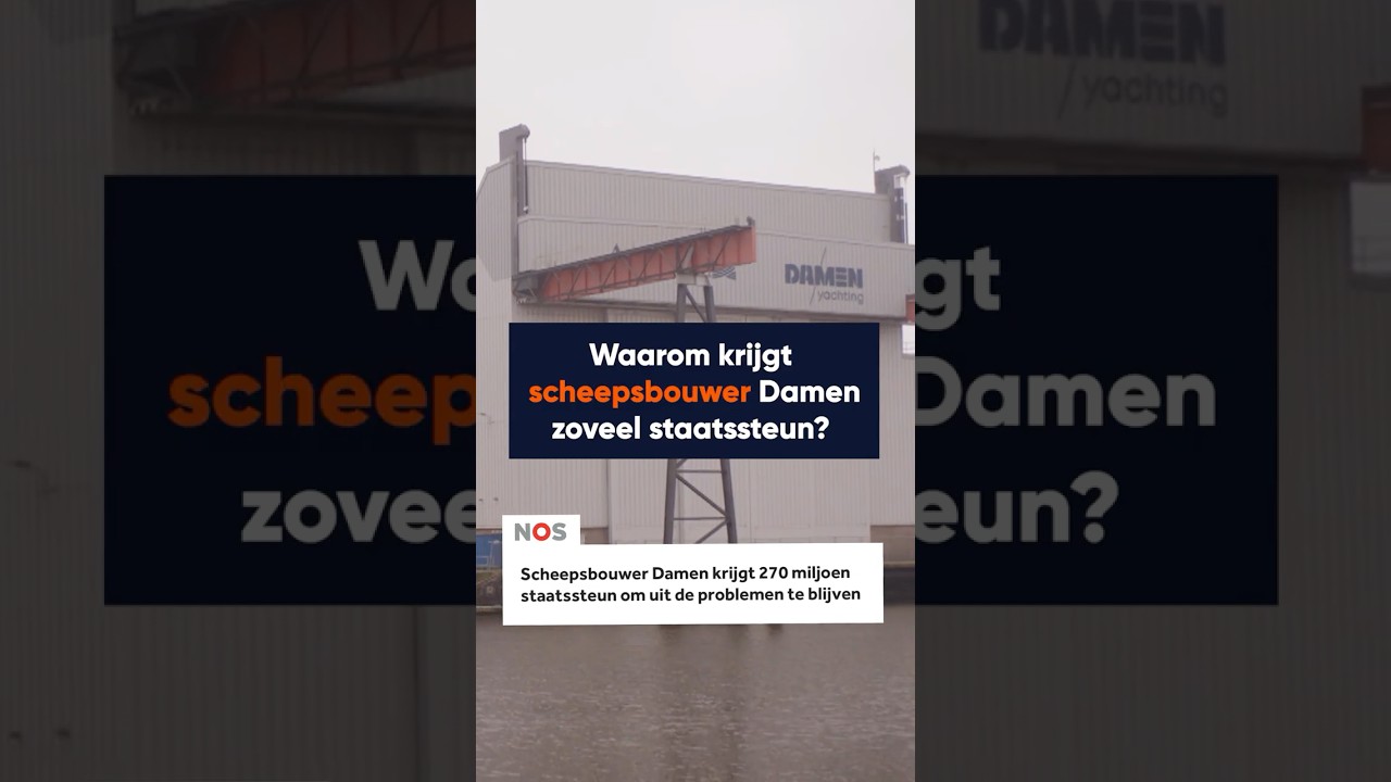 ⚓️ Waarom krijgt Damen zoveel staatssteun?