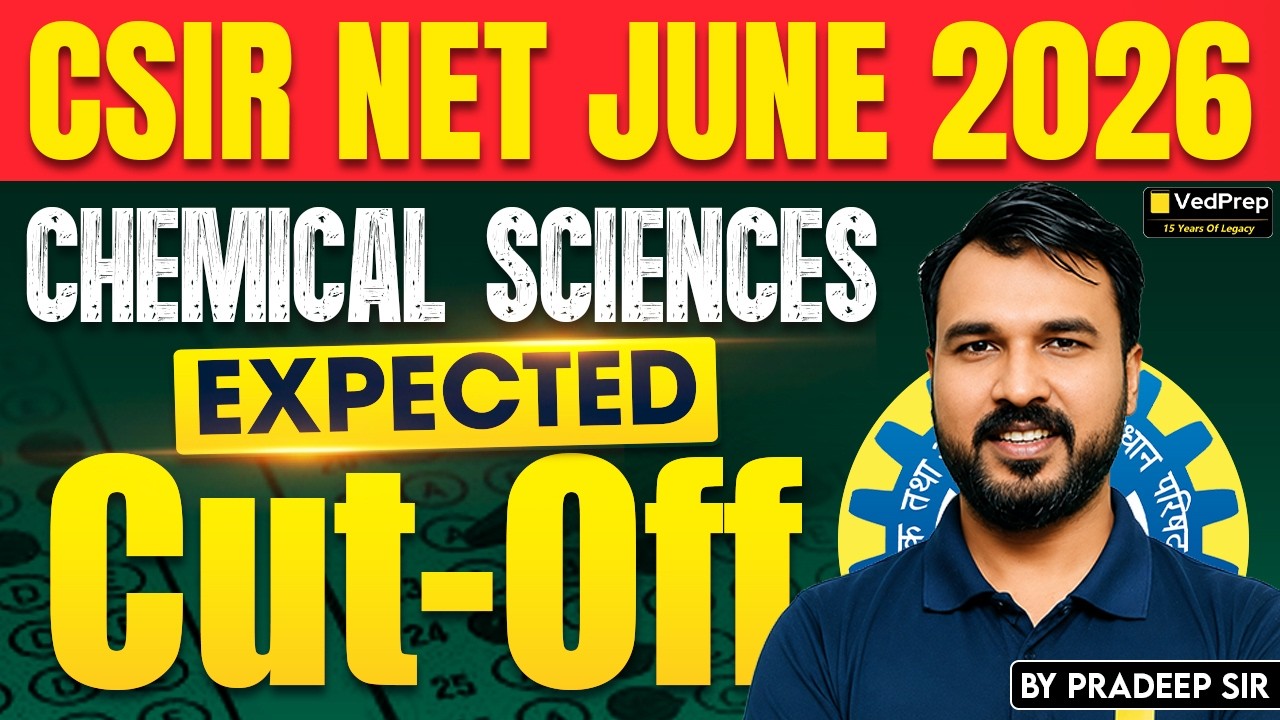 CSIR NET June 2026 Chemical Sciences 🚨 Expected Cut-Off | Safe Score for JRF, Assistant Prof. & PhD