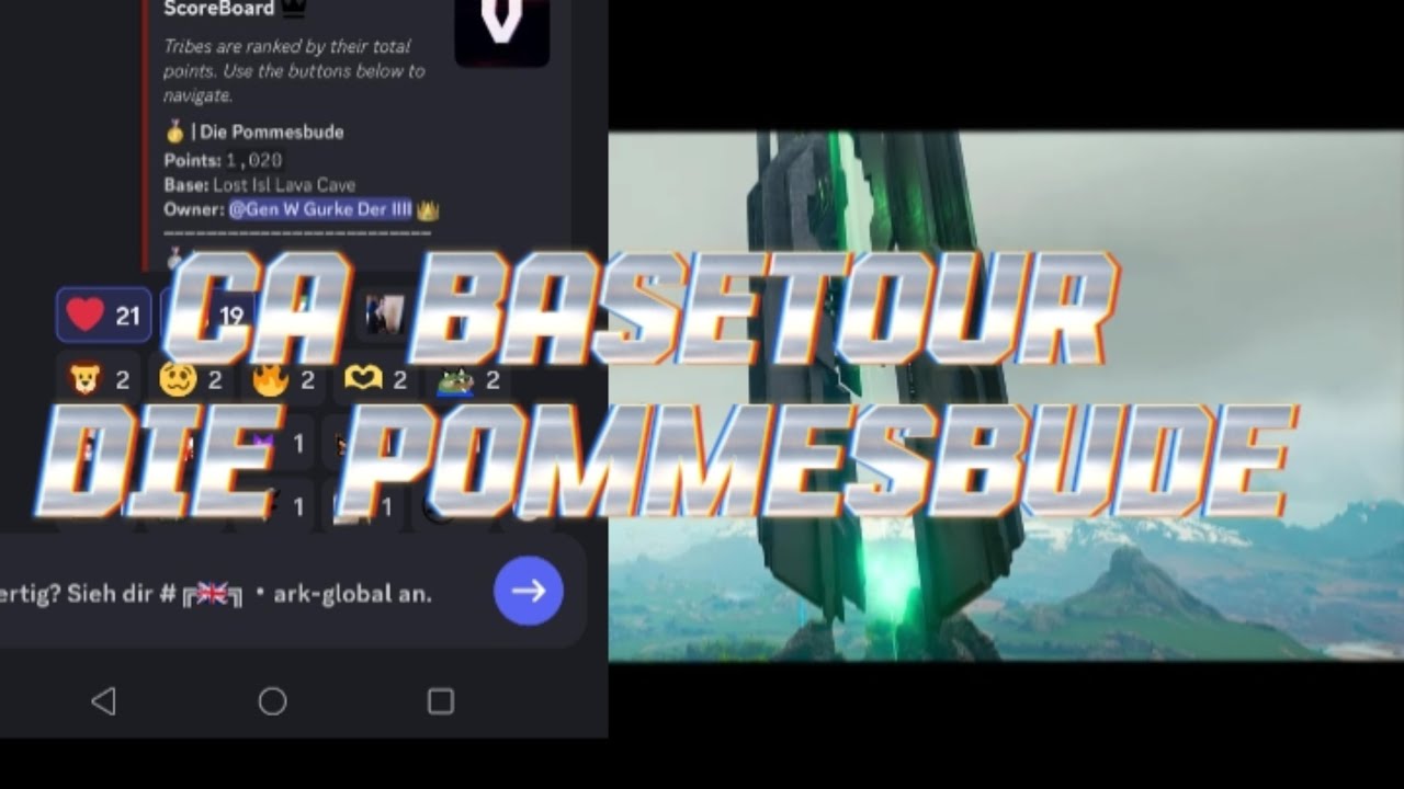 The Biggest Lost Island Build II Winning CA + 1k Points Record II Die Pommesbude II Ark 4K HDR PVP