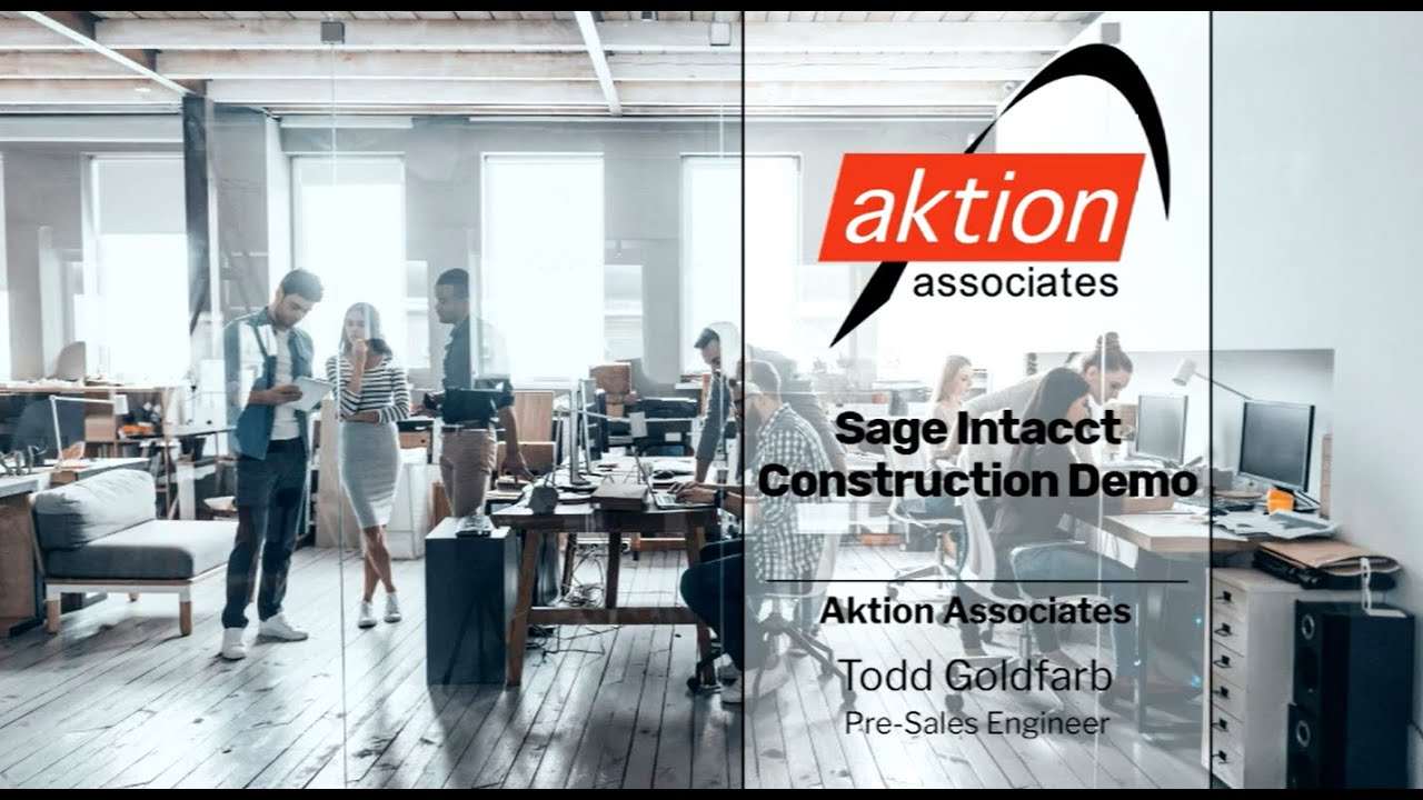 Sage Intacct Construction On Demand Demo 1 13 26