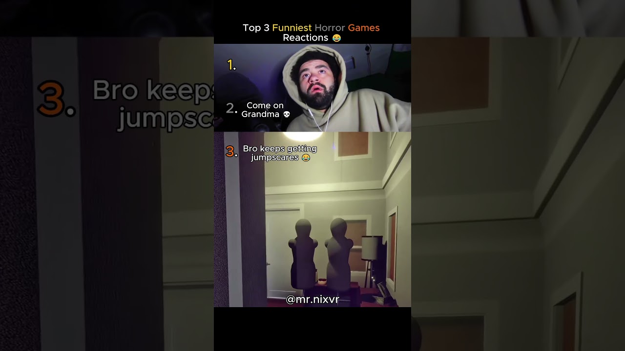 Top 3 Funniest Horror Game Reactions 😂 | Jump Scares Gone Crazy!