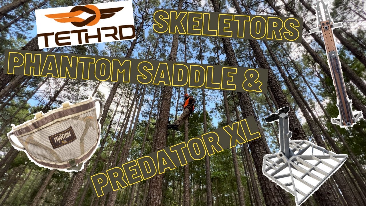 TETHRD Skeletor Sticks, Phantom Saddle and PredatorXL Platform