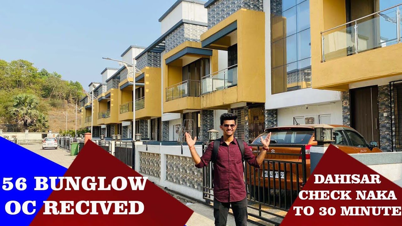 58 BUNGLOW OC RECIVED, Dahisar check Naka 35 minutes,near mumbai, Best Property in Virar ON HIGHWAY