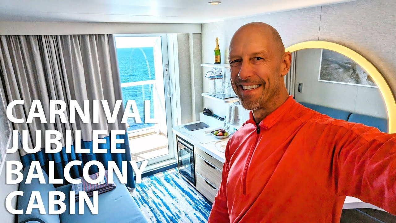 Carnival Jubilee Balcony Cabin Tour: Cabin 12509
