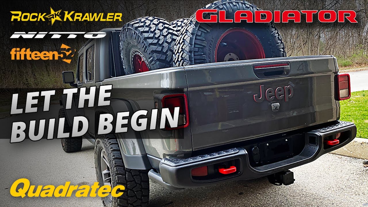 It's Finally Time for Rob to Really Start His Gladiator Build Up - Suspension, Wheels & Tires