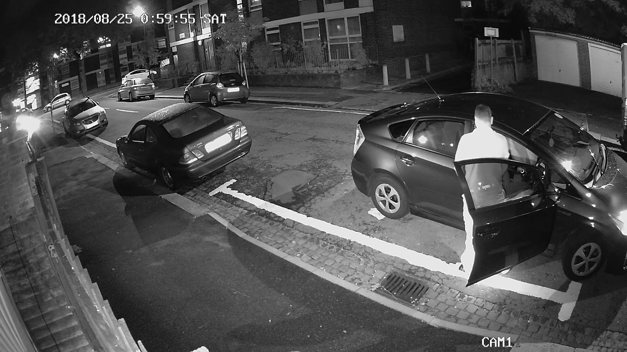 Uber driver taking a piss