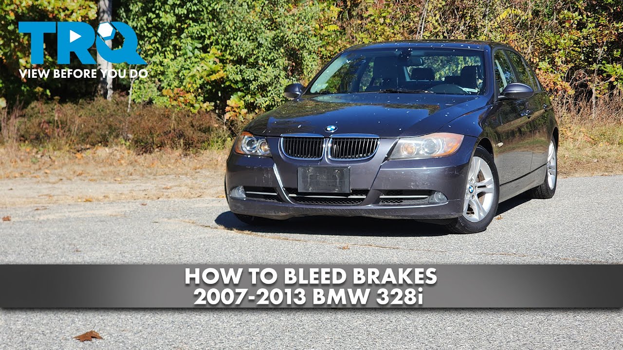 Как прокачать тормоза BMW 328i 2007-2013 годов