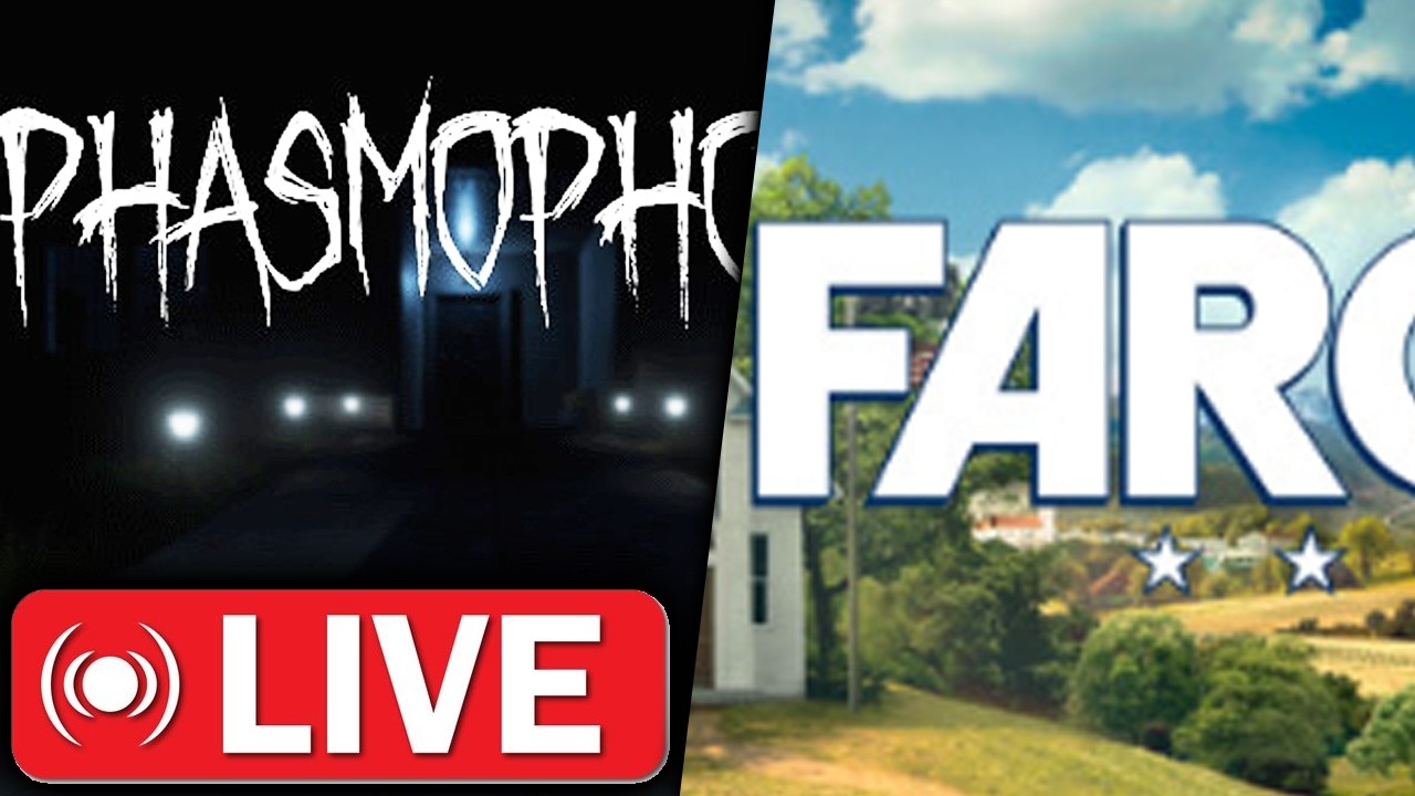 🔴 LIVE 👻Phasmophobia14x Perfect Games then Far Cry 5