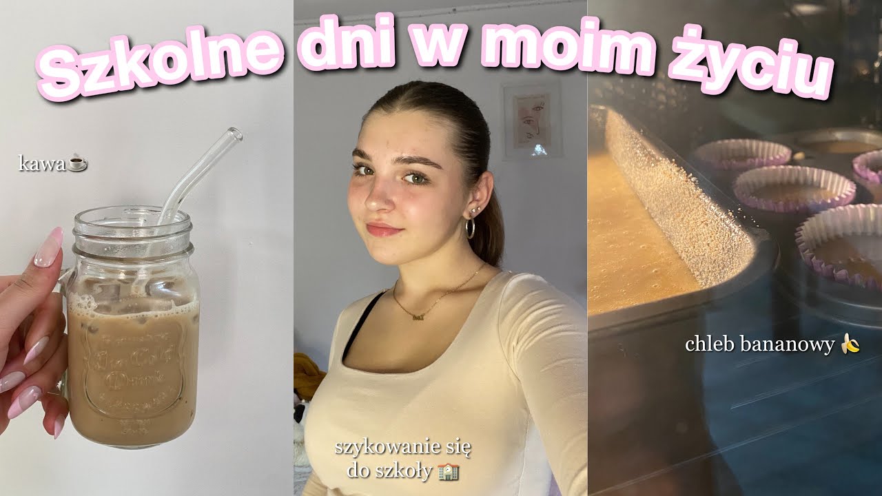 SZKOLNE DNI W MOIM ŻYCIU🎒👩‍🏫 (szykowanie się do szkoły, taniec, pieczenie)
