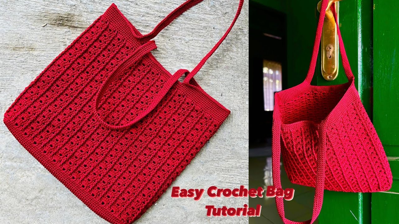 Easy Crochet Bag Tutorial for Beginners