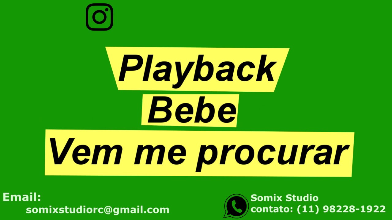 PLAYBACK BEBE VEM ME PROCURAR  #playback #pisadinha