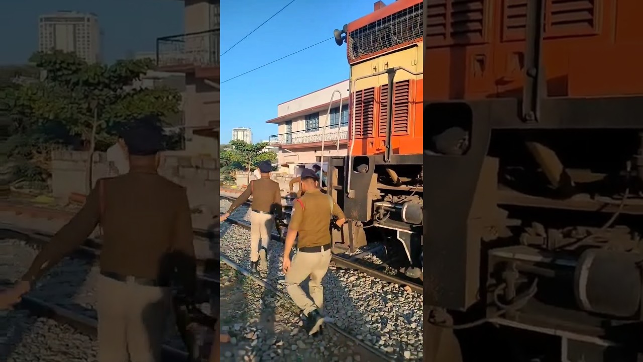 RPF Police asked LocoPilot to stop the train. it's time for us #indianrailways #RPF#locopilot