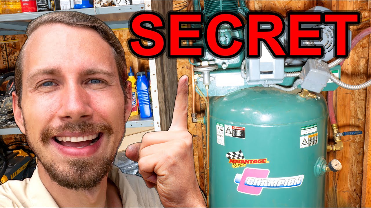 SECRET Mechanic Oil Trick No One Knows! Air Compressor CHEAP Oil?