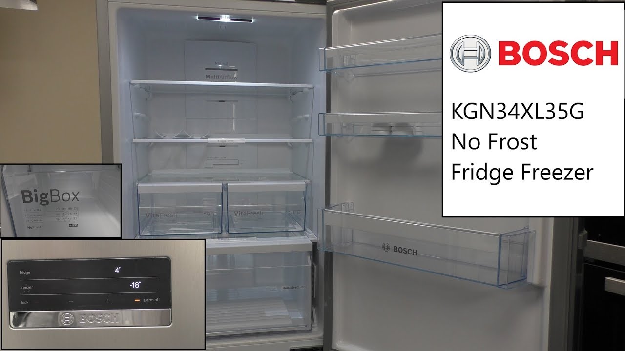 Bosch KGN34XL35G No Frost Fridge Freezer