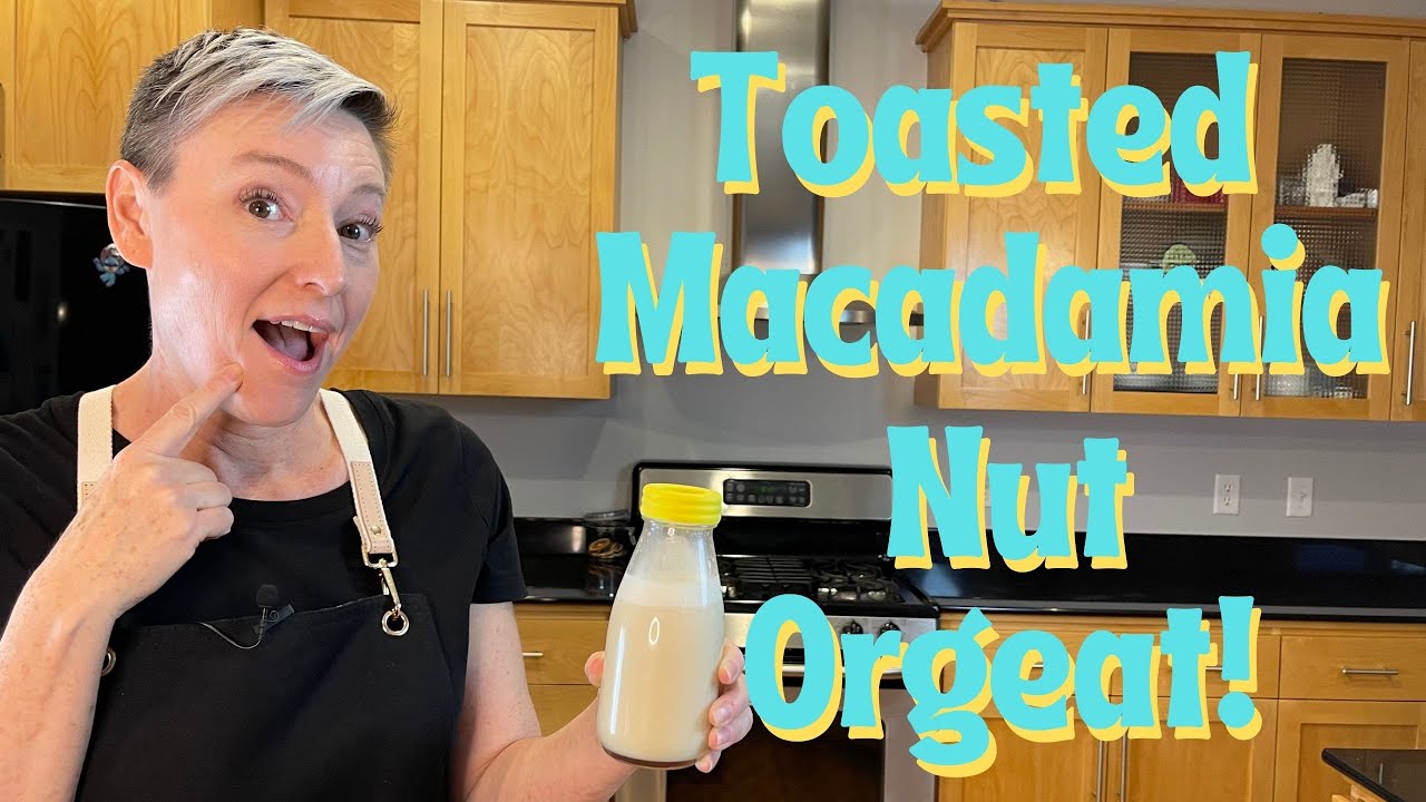 How to make Toasted Macadamia Nut Orgeat