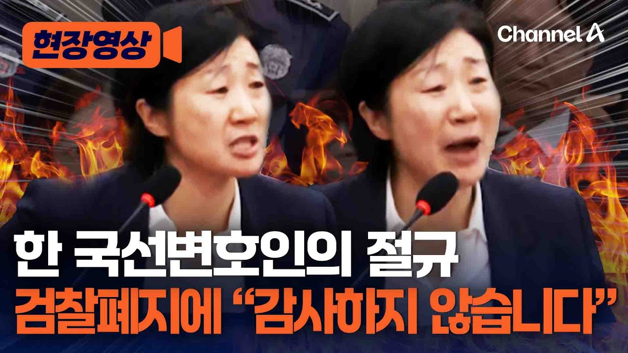 국회서 검찰폐지법 반대 외친 변호사, 왜? [현장영상] / 채널A