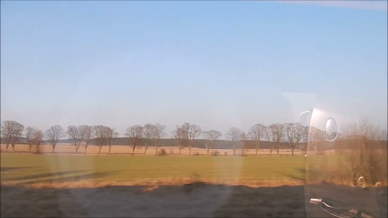 Olsztynek-Warszawa Centralna z pociągu IC Skarbek. 23.03.2022.