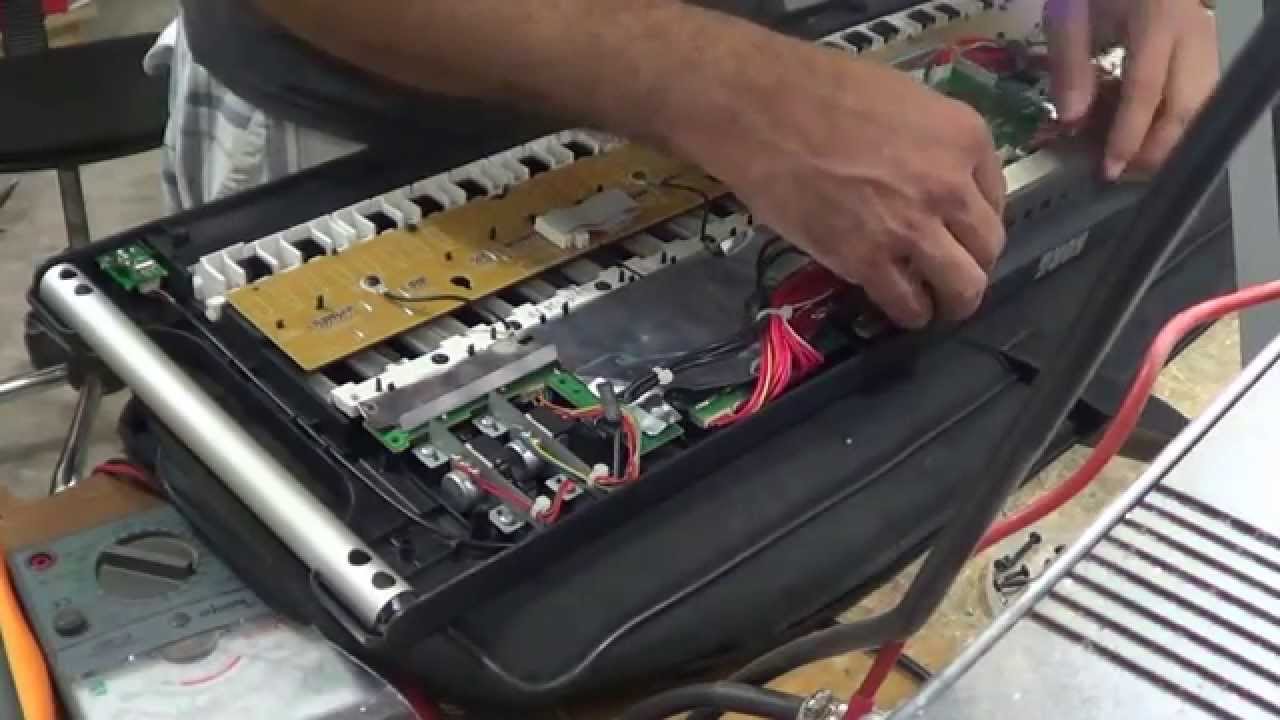 Colocação potenciometro KORG X50