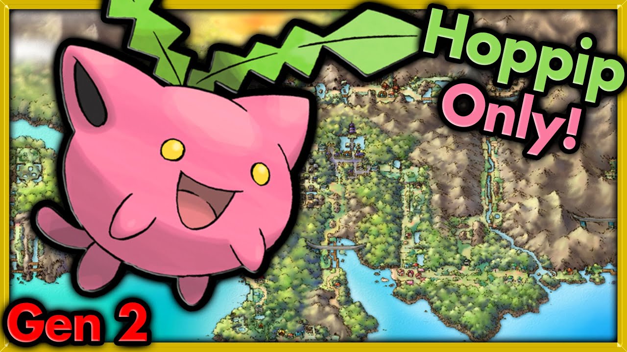 Can I Beat Pokemon Gold with ONLY Hoppip? 🔴 Pokemon Challenges ► NO ITEMS IN BATTLE