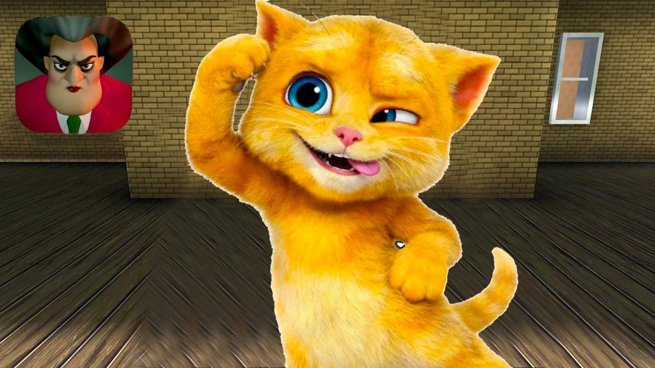 Scary Teacher 3D Talking Tom Friends New Special Update Ginger Chapter Part 22 IOS ANDROID