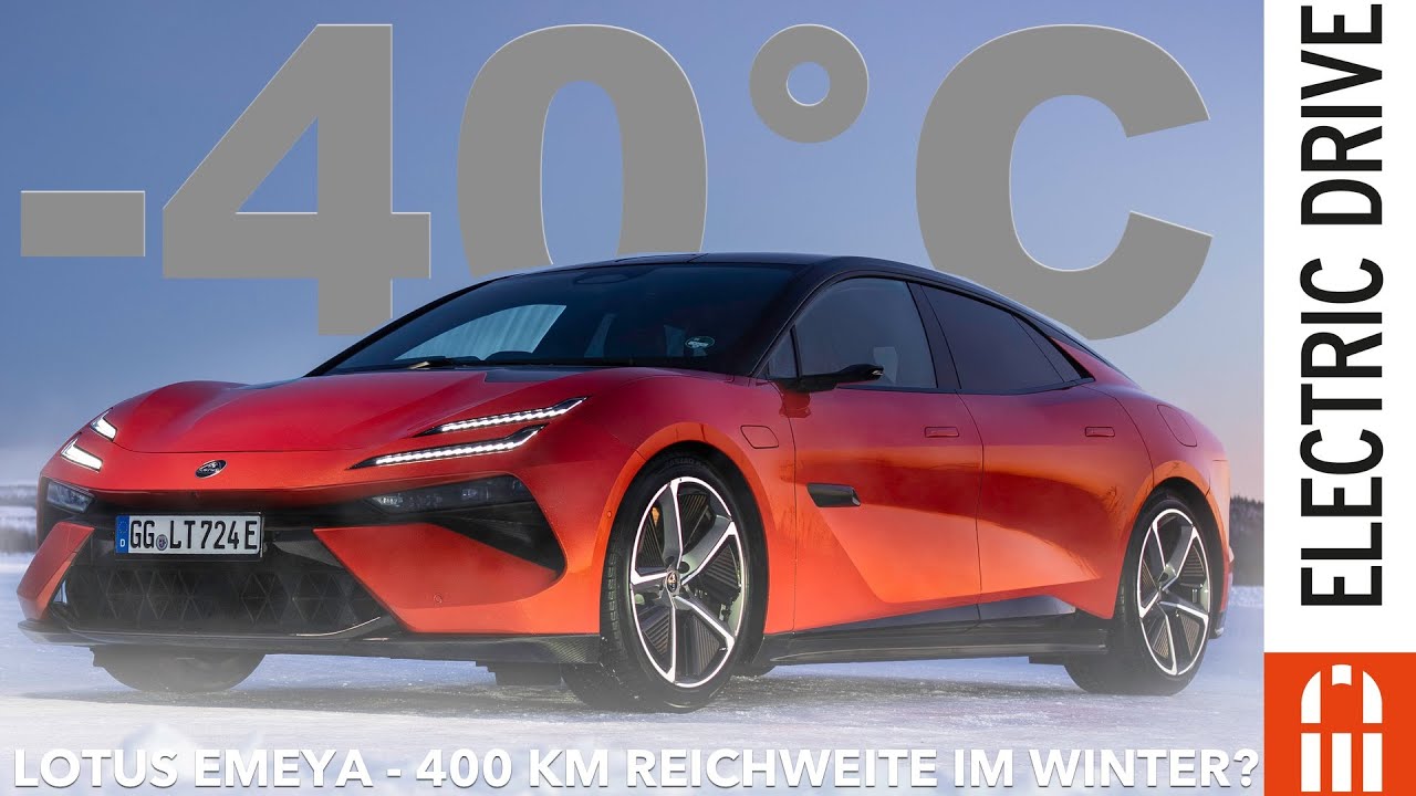Lotus Emeya: 400 Kilometer Reichweite auch im Winter? | Electric Drive News