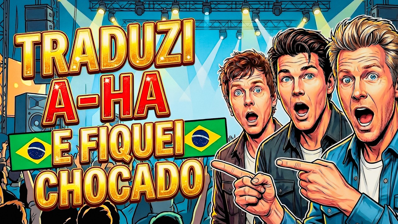 Take On Me em Português | a-ha - Aceite‑me (1985) ✏️🏃
