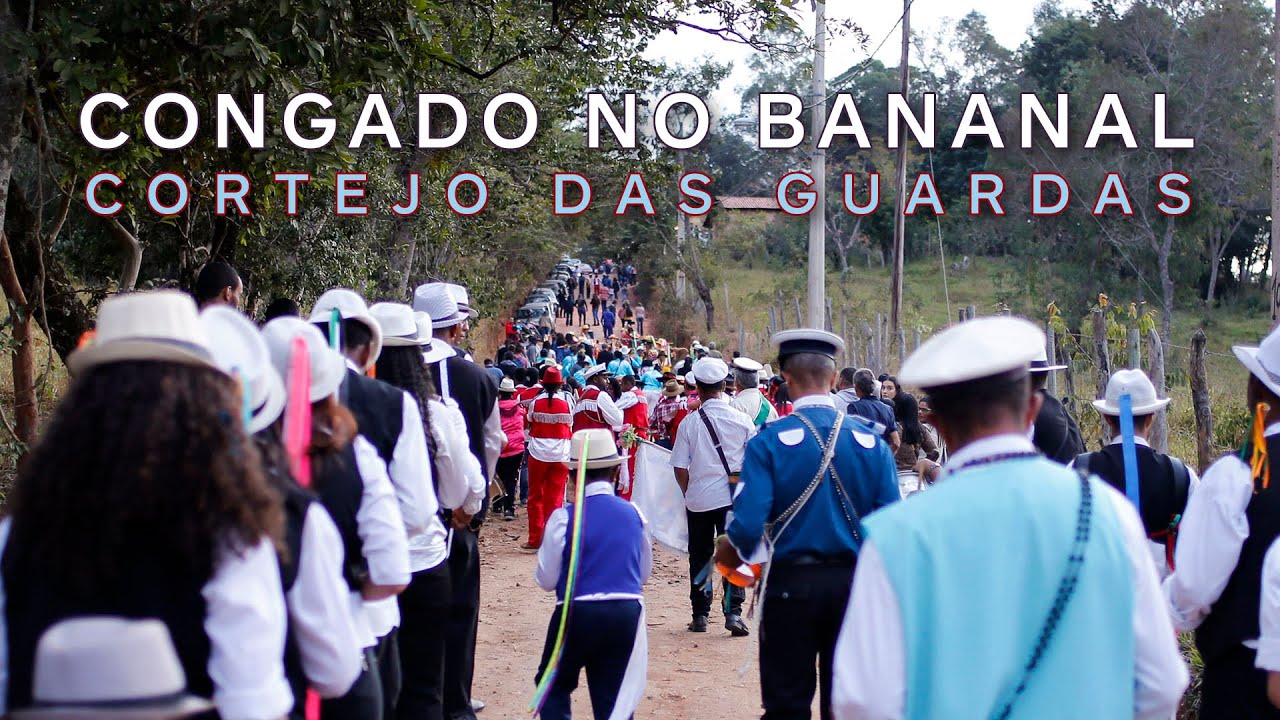 Congado no Bananal - Guardas em cortejo