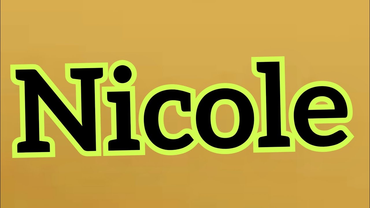 Menya ubusobanuro bw'izina Nicole N'ibiranga Abaryitwa bose