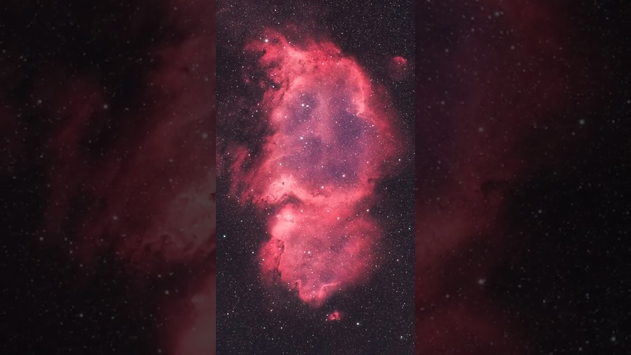Soul Nebula (Westerhout 5, IC 1848, SH2-199, LBN 667) #astrophotography  #telescope  #universe