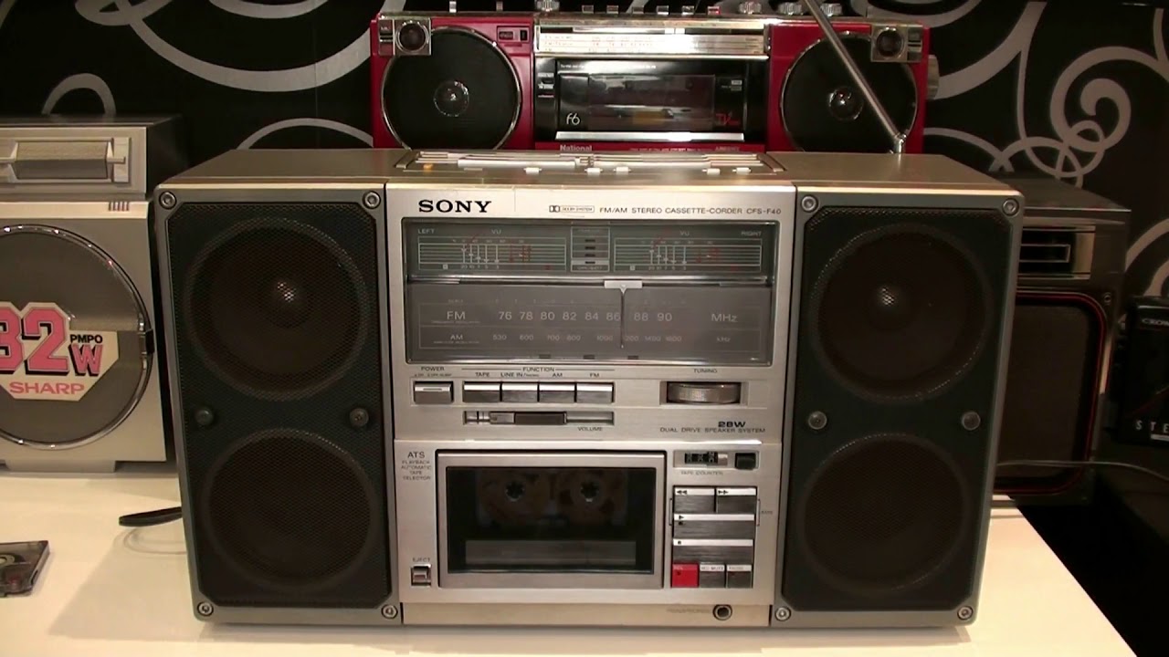 Магнитола Sony CFS-F40, мечта японского коллекционера.