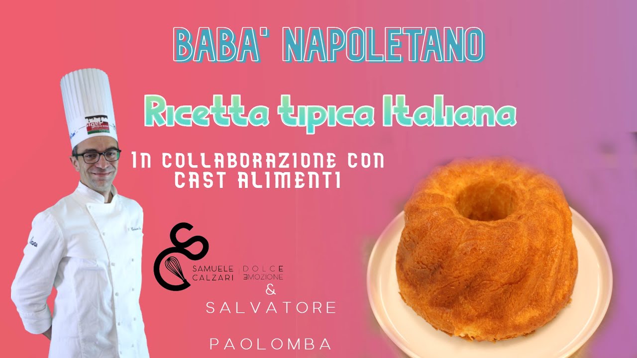 BABA' NAPOLETANO AL RUM 😋 RICETTA ORIGINALE