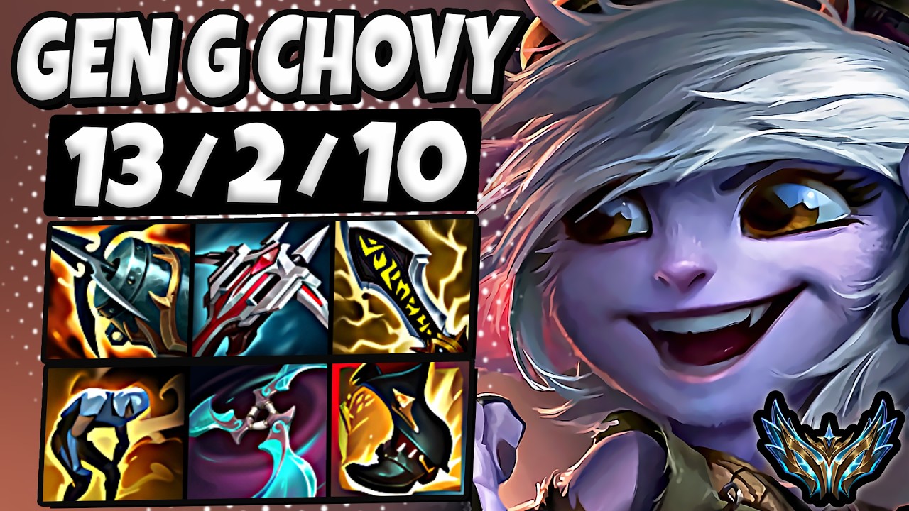 Tristana vs Akali MID [ Gen.G Chovy ] Korea Challenger 2360 LP | Patch 26.17