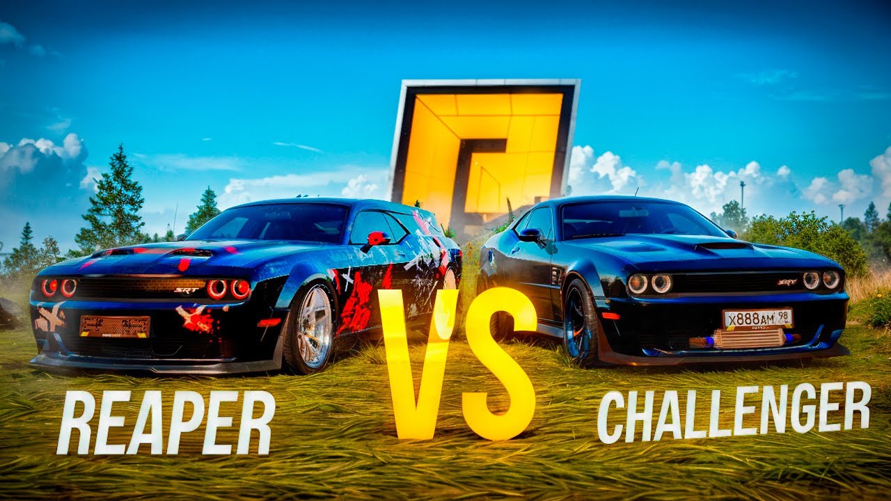 DODGE REAPER VS DODGE CHALLENGER! СРАВНЕНИЕ ДВУХ ДЕМОНОВ! РАЗНОС ШАБЛОНОВ! RADMIR RP|HASSLE ONLINE