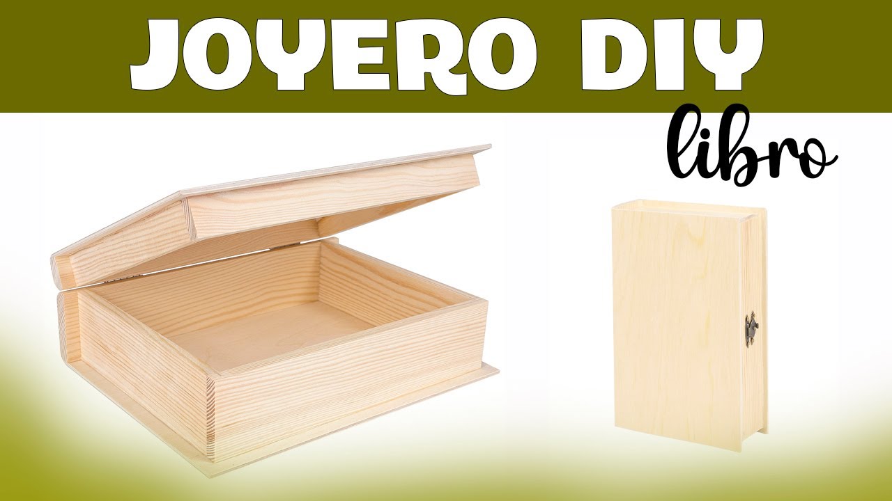 CÓMO HACER UN JOYERO CON UNA CAJA DE MADERA. MANUALIDADES ELEGANTES DIY.