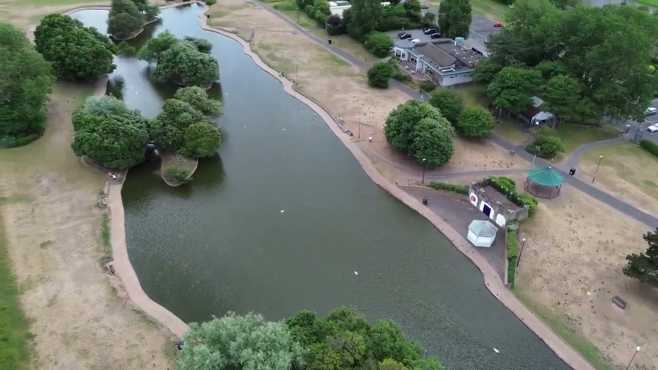 Cleethorpes boating lake with drone dji mini3 (fcc unlocked)