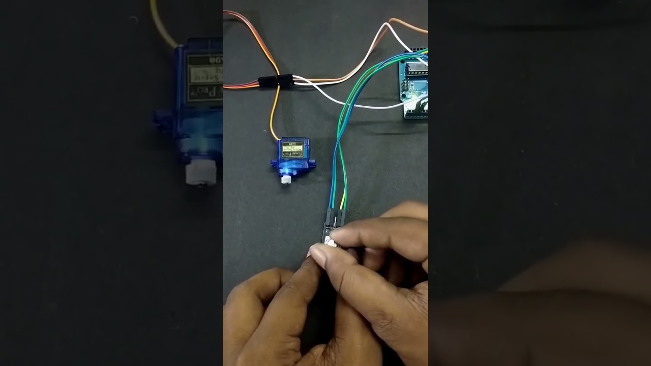 Controlling servo motor with Rotary encoder