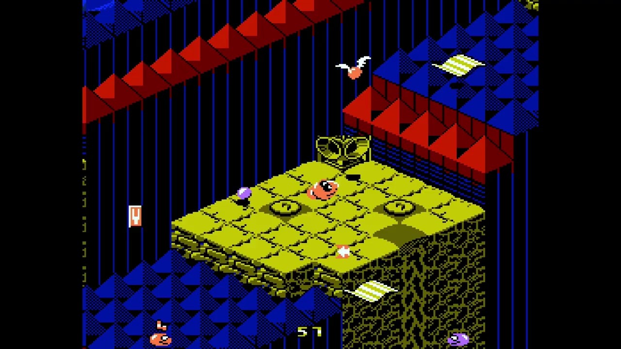 Snake Rattle n' Roll [NES] - Playthrough