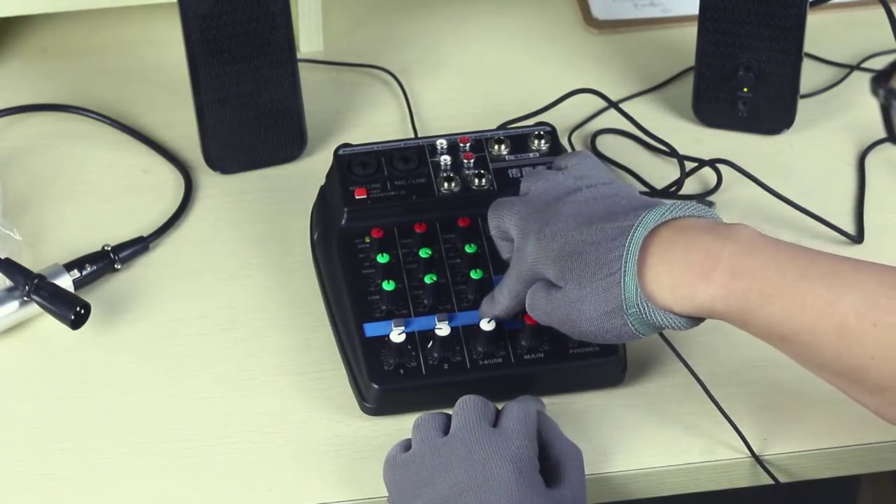 Mixer livestream USB Transhine TU04