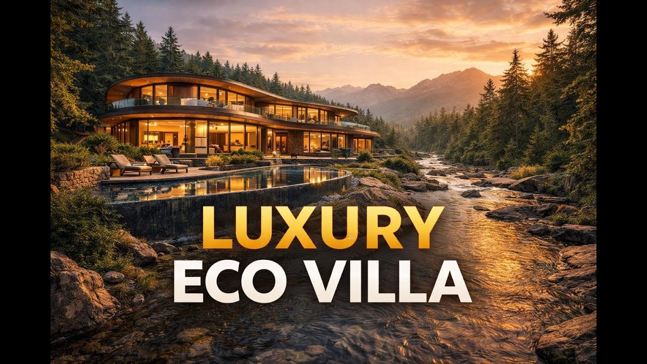 Ultra Luxury River Villa 🌊 | Modern Architecture Film