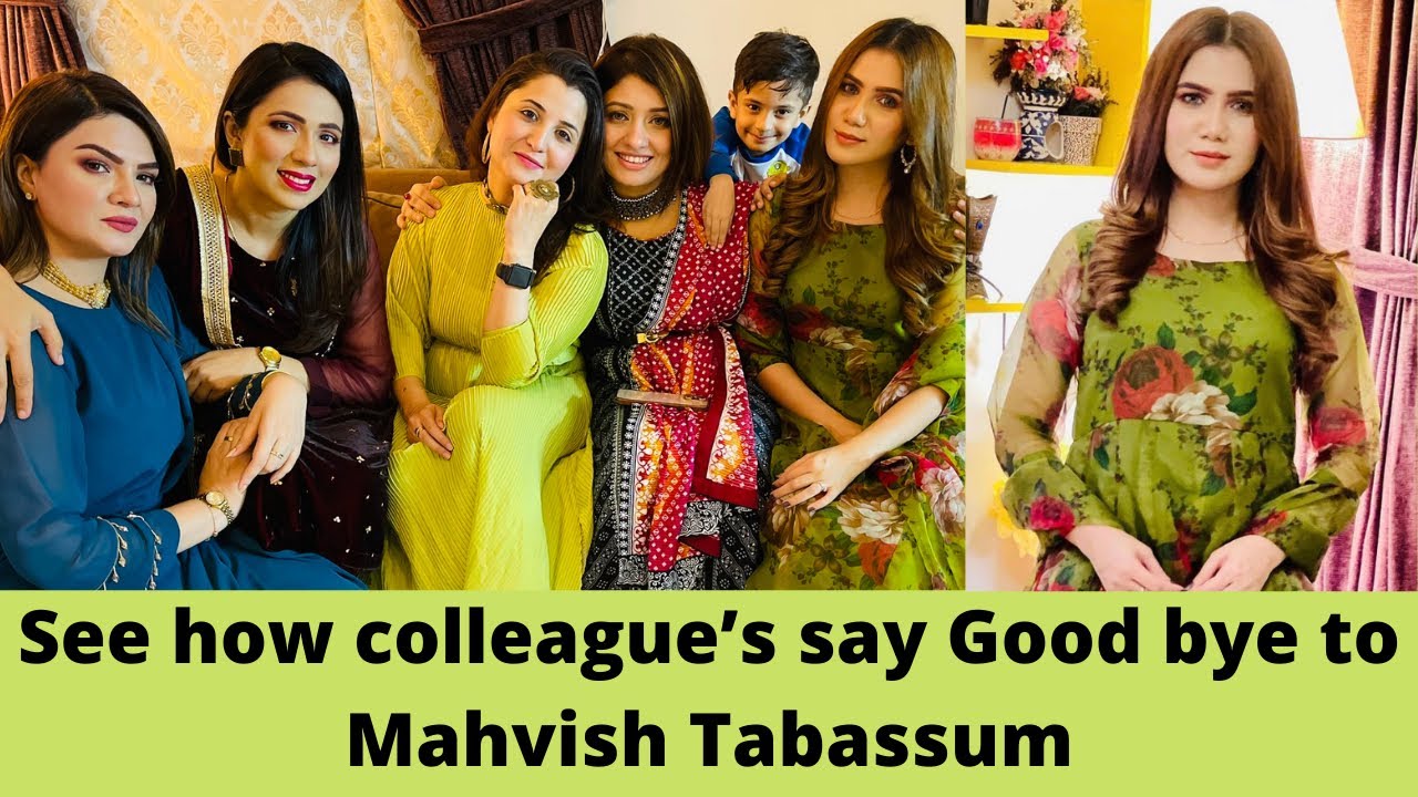 Farewell party for Mahvish Tabassum Had a wonderful time ❤️