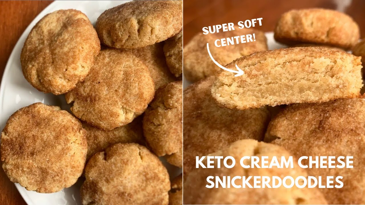 Keto Cream Cheese Snickerdoodles | Keto Snickerdoodle Cookies Recipe