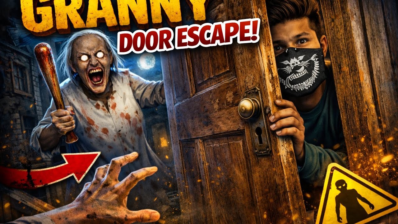 Granny Escape 😱 Last Door Open!Granny Se Bach Gaya! 😨 | Granny EscapeGranny Escape Challenge 🔥 