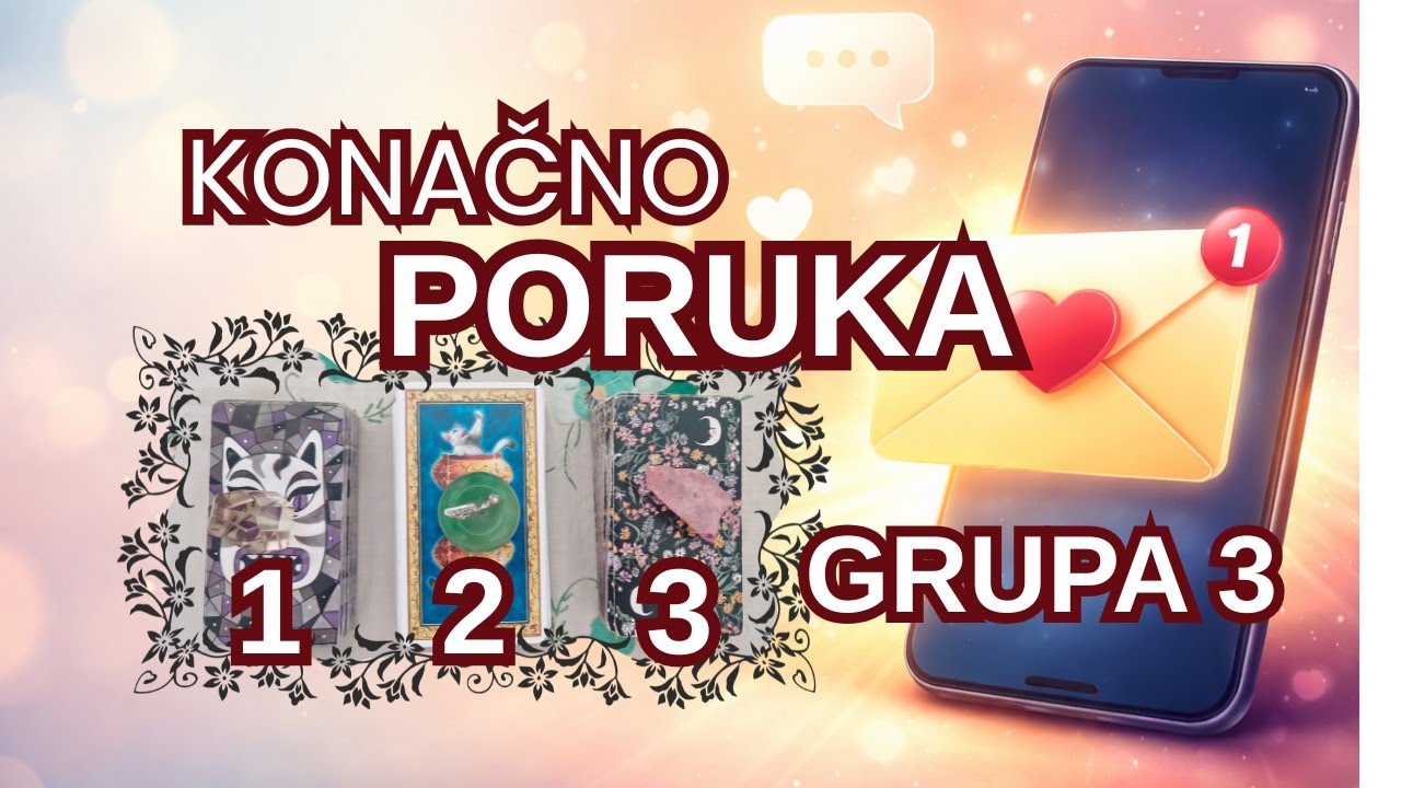 STIŽE PORUKA! Ko je konačno rešio da napravi korak? ❤️ GRUPA 3